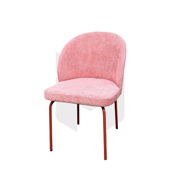 Ghế Tuka Chair Có Đệm Bọc Vải Chân Sắt MH411
