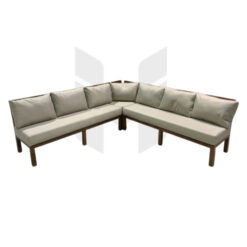 Sofa Băng Góc Chữ L Chân Gỗ Nệm Rời MHSF198