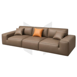Sofa Băng Khối Cận Sàn Bọc Da Kiểu Dáng Ý Tối Giản MHSF209